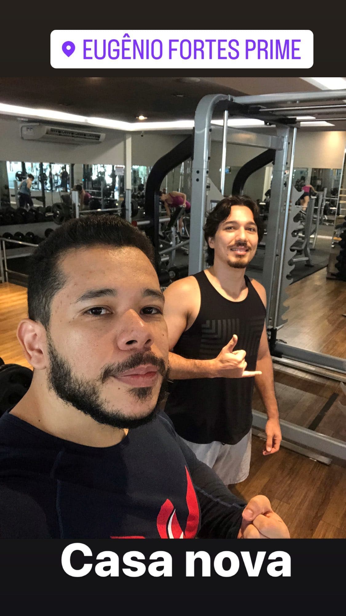 Aluno de personal trainer